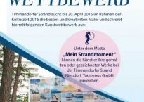 Kunstwettbewerb - Kunstpromenade 2016 unter dem Motto: „Mein Strandmoment“